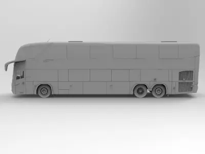Simple BUS Marcopolo G7-1800DD  3D model