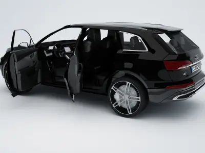  AudI Q7  2020 Low-poly 3D model