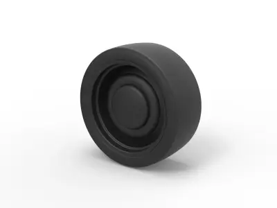 Sport wheel 4 3D print model