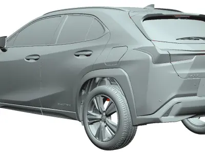 Lexus UX 300e 2021 - Exterior Scan 3D model 3D model