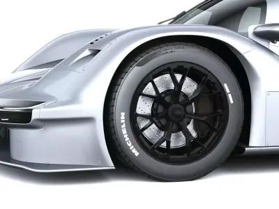 Porsche 963 RSP 2026 LowPoly Low-poly 3D model