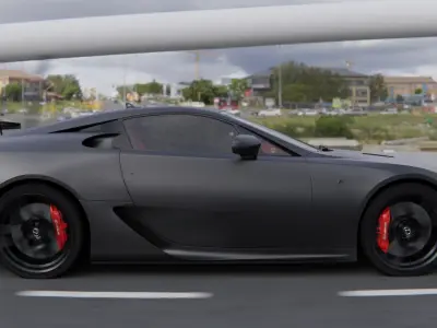 2012 LEXUS LFA LE Nurburgring Edition 3D Model Animated PBR  3D model
