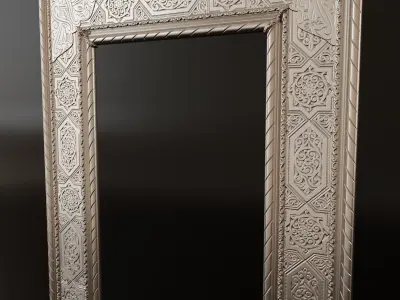 Moroccan frame mirror rg10 3D model