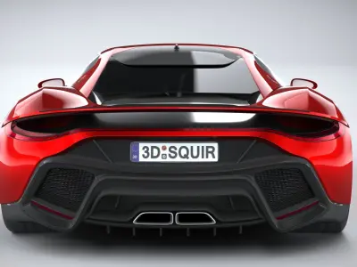 Generic Supercar 2020 3D model