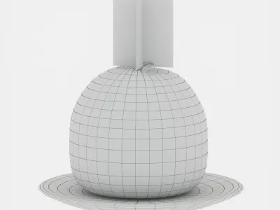 Ball candle 3D model