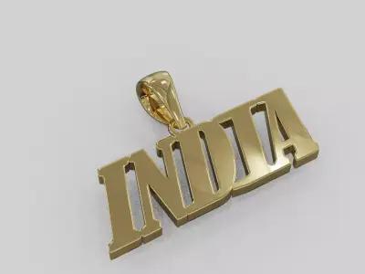 Name pendant Free 3D print model