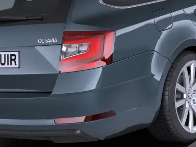 Skoda Octavia Combi 2017 3D model