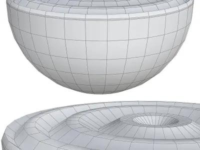 Side table and  coffee table 3d model collection  Low-poly 3D model