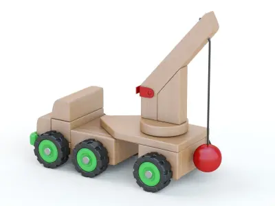 Toy Car Truck Large WALL BEAT MACHINE 3D model