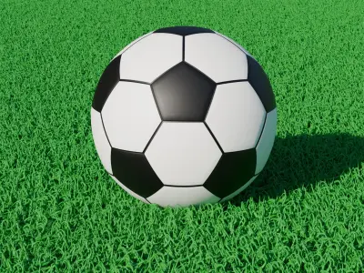 Soccer Ball Football Model  Free 3D model