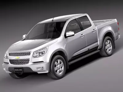 Chevrolet Colorado 2012 Double Cab 3D model