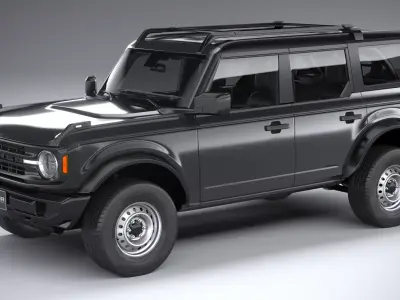 Bronco Base 4-Door 2021 3D model