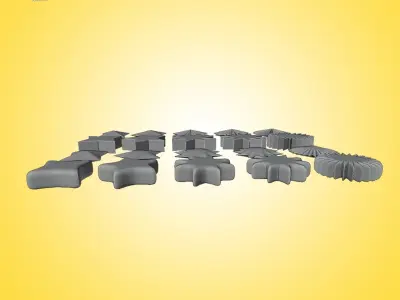 Star Pack 01 Free 3D model