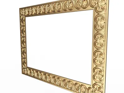 Classic Frame 027 Low-poly 3D model