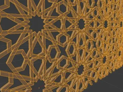 Arabian Ornament Pattern Collection 3D model