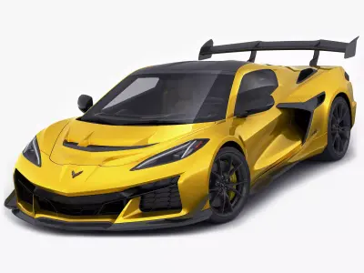 Corvette ZR1 Coupe C8 2025 3D model