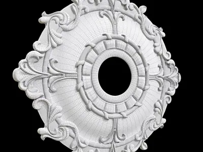 Ceiling Medallion 04 3D model