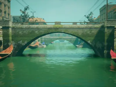 Venice for Unreal Engine Low-poly 3D model