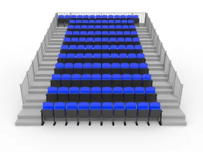 Bleachers 20 3D model