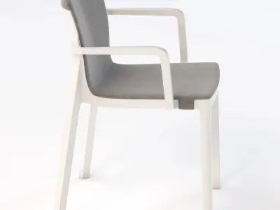 Kristalia Lp Armchair Padded 3D model