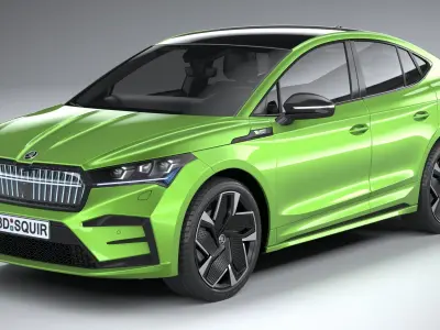 Skoda Enyaq Coupe RS 2022 3D model