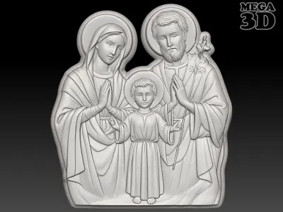 The Holy Family - 250604 3D Model Collection