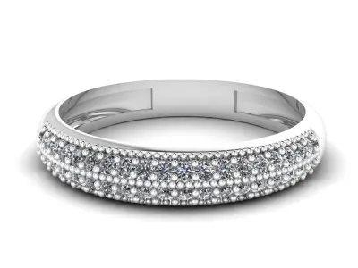 Solitaire Diamond Engagement Ring 3d Printable Model 3D print model