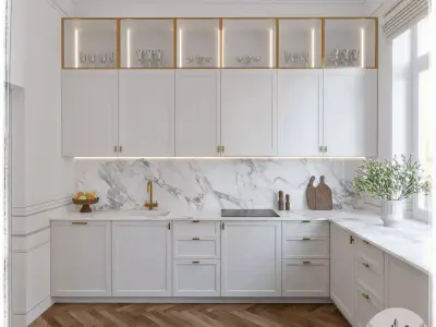 Kitchen 2 Blender Scene 3D model