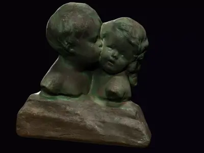 Interior Statue - Decoration Low-poly 3D model