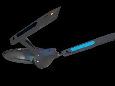 Detroyat-Class Destroyer TMP refit Free 3D model
