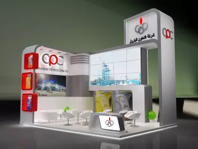 Booth Exhibition Stand a229d 3D model