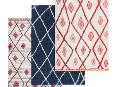 Rug Set 1565 3D model