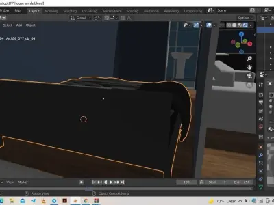 mid sized apartment design  3D model