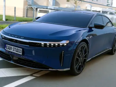 2026 Lucid Air Sapphire 3D model