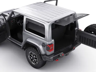 Jeep Wrangler 2 door 2024 3D model