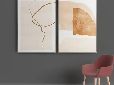 Photo Frame 144 Low-poly 3D model