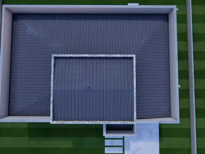 Modern House 3D Model Contemporary Luxury Home Exterior Design 3D model