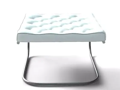 Barcelona Ottoman  Premium Modern Furniture 3D model