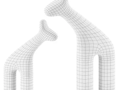 Raffa Big Sculpture by Plust  3D model