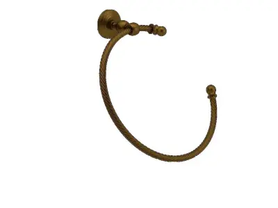 Ottoman Saffron Towel Round 3D model