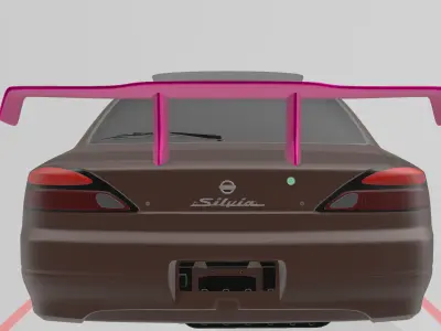 Yashio Factory GULF GT wing for RC 3D print model