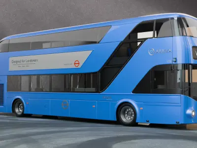 Bus London  3D model