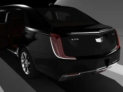 Limousine Car 3D model