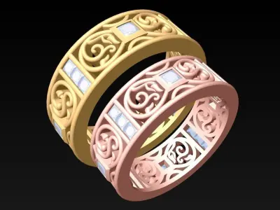 Wedding Rings - N115338 3D print model