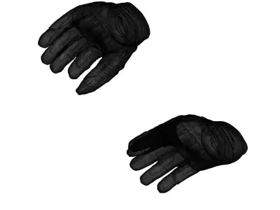 Motocross Gloves 1-12 Scale 3D print model