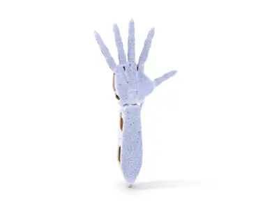 Futuristic Robotic Hand Model Pack Low-poly 3D model purchase