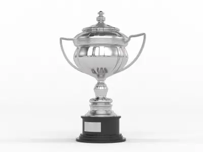 Cups Trophy 3D model 11