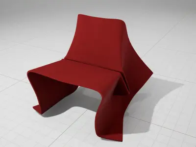 Olivier Gregoire Foldchair UE4 3D model