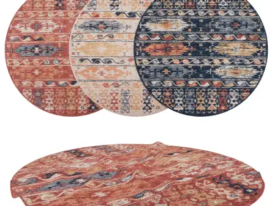 Rugs No 37 Low-poly 3D model
