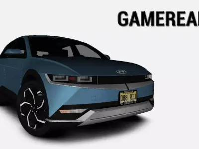 Hyundai Ioniq 5 SE US-Spec 2023 Gameready Low-poly 3D model